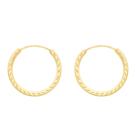 9K Yellow Gold  Earring,  Gold Wt. 0.31 Gms