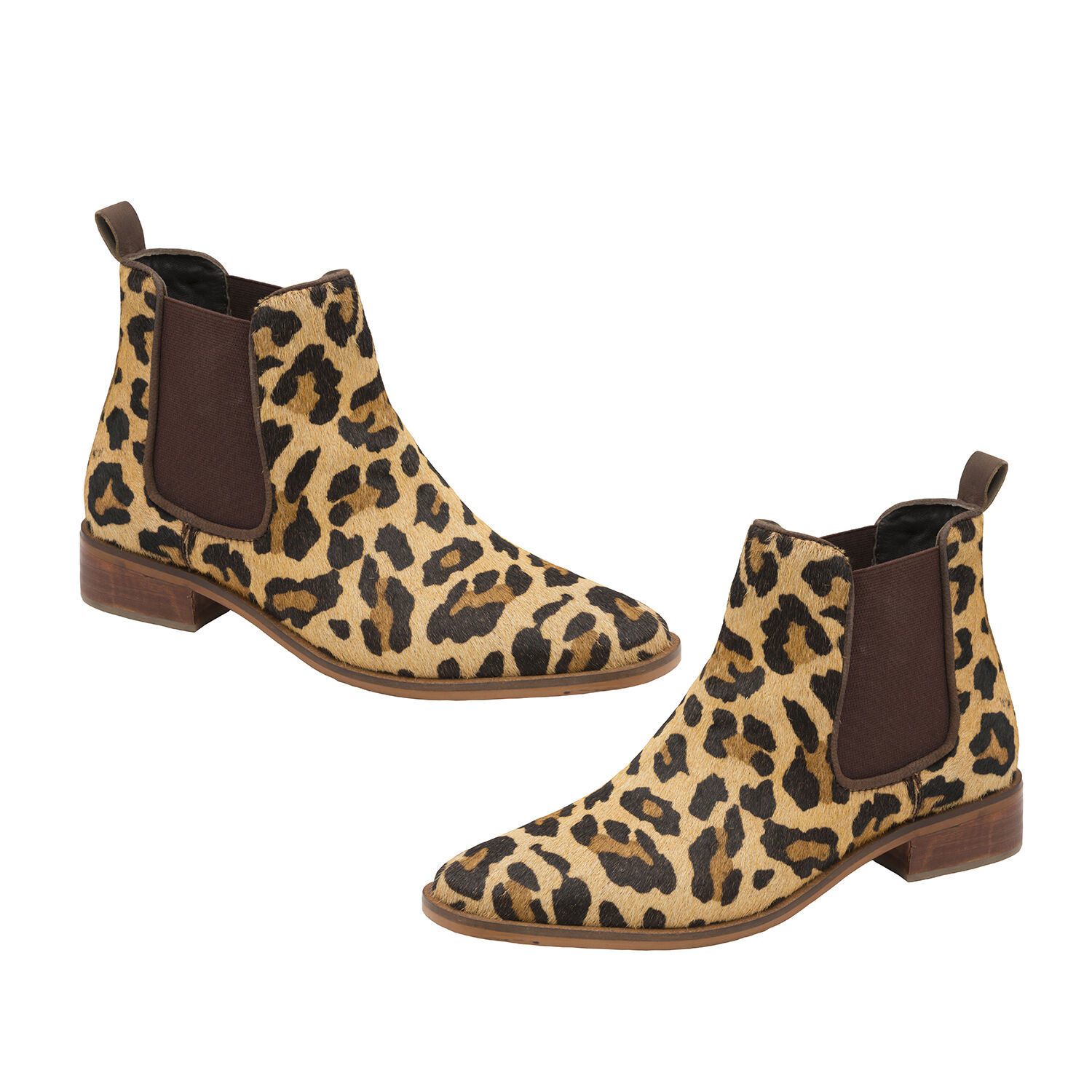 leopard print ankle boots uk