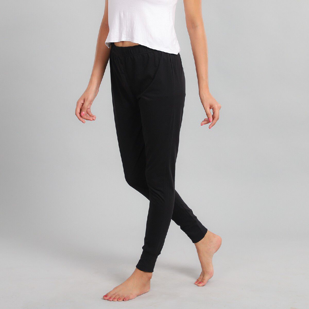 Jack Wills Women's Leggings UK 8 Black 100% Cotton Full length | eBay